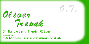 oliver trepak business card